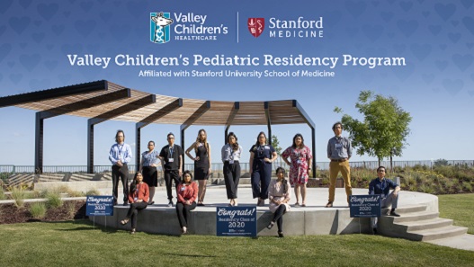 Graduates of Valley Children's Pediatric Residency Program