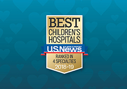 Valley Children's Ranked One of the Nation's Best Children's Hospitals in Four Specialties