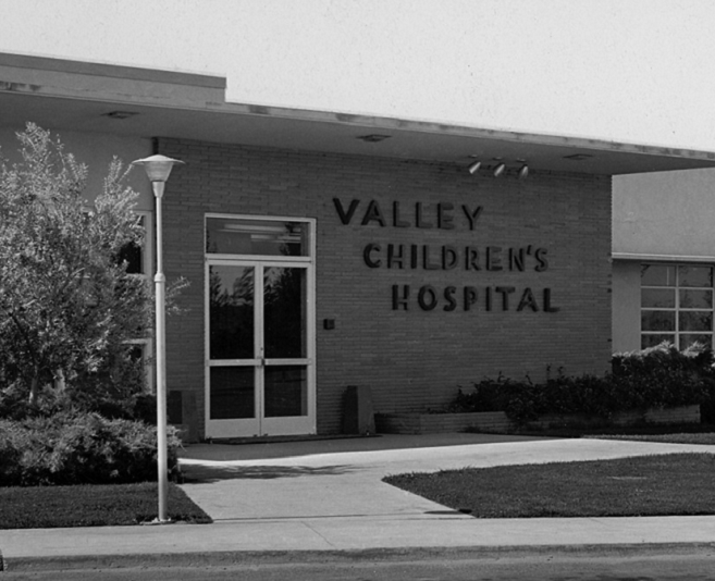 Fotografía histórica del <i>Valley Children's Hospital</i>.