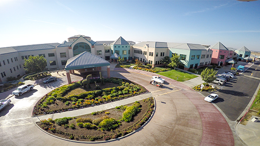 Aerial photo of Valley Children's hospital