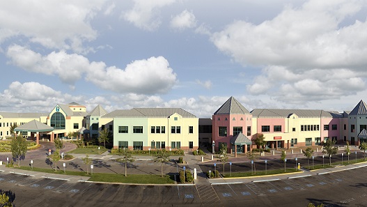 Panoramic photo of Valley Children's Hospital
