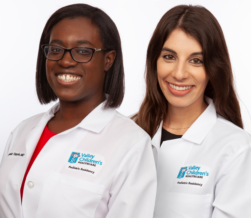 Chief Residents Dr. Keenia Tappin and Dr. Chloe Kupelian