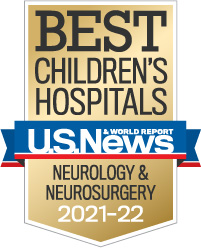 U.S. News & World Report Best Children's Hospitals shield, Neurology & Neurosurgery