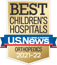 U.S. News & World Report Best Children's Hospitals 2021-2022 Orthopedics