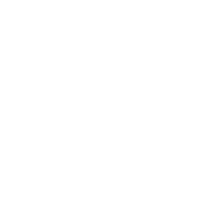 White outline of a baby in a car seat