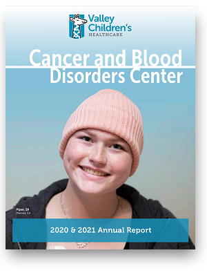 Informe anual 2020-2021 del <i>Cancer and Blood Disorders Center</i> de <i>Valley Children's</i>