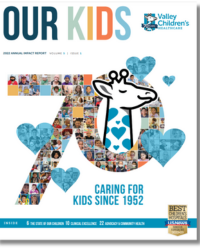 2022 Valley Children's Annual Impact Report cover image