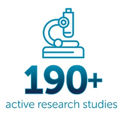 190 Plus Active Research Studies