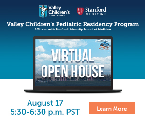 Pediatric Residency Program Virtual Open House mobile graphic
