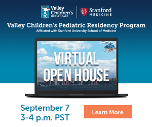 Pediatric Residency Program Virtual Open House mobile graphic