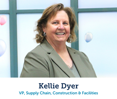 Kellie Dyer, MBA, VP of Supply Chain, Construction and Facilities at Valley Children's Healthcare