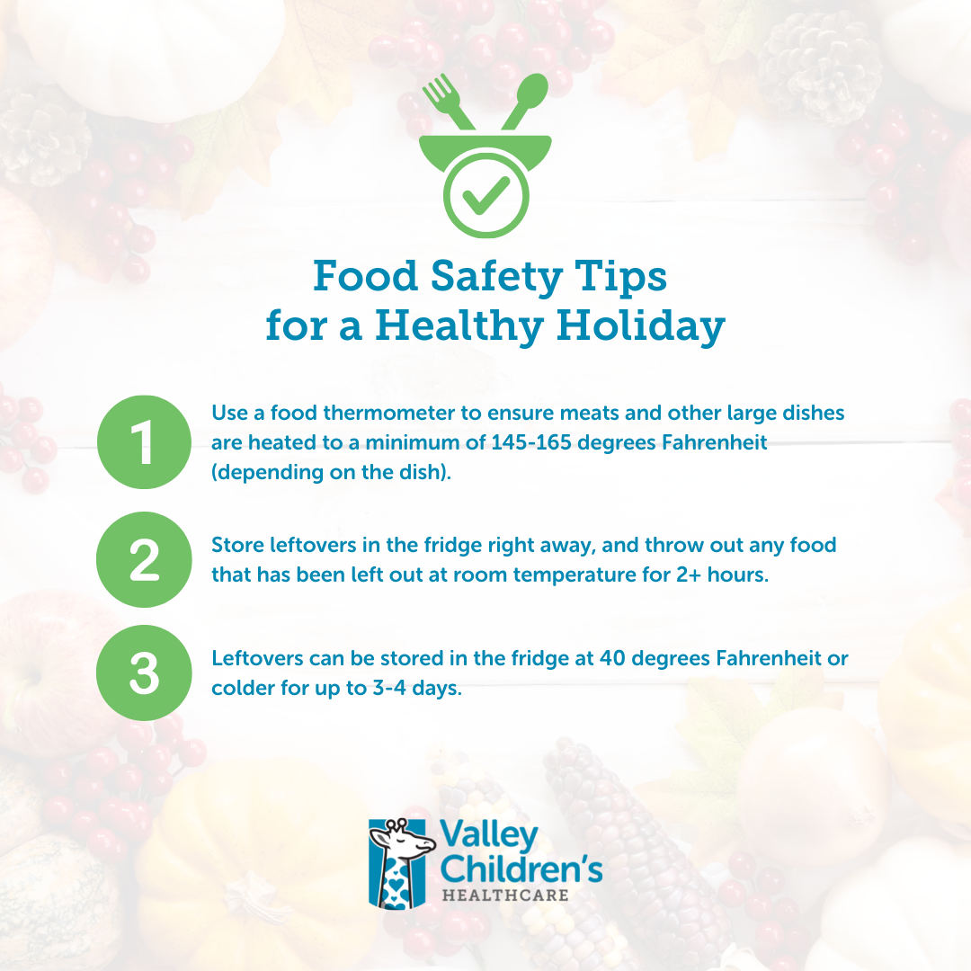 Food safety tips for a healthy holiday
