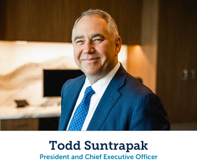Todd Suntrapak, President and CEO