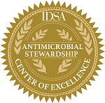 IDSA Antimicrobial Stewardship Center of Excellence Seal