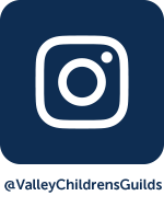 Instagram Logo and Valley Children's Guilds Instagram handle