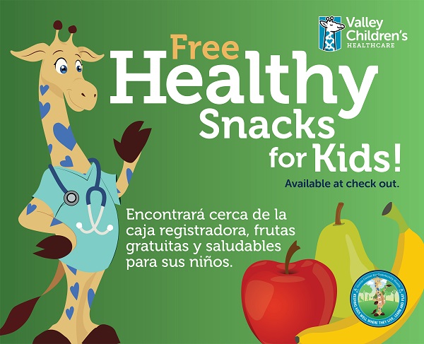 Kids Eat Healthy program signage
