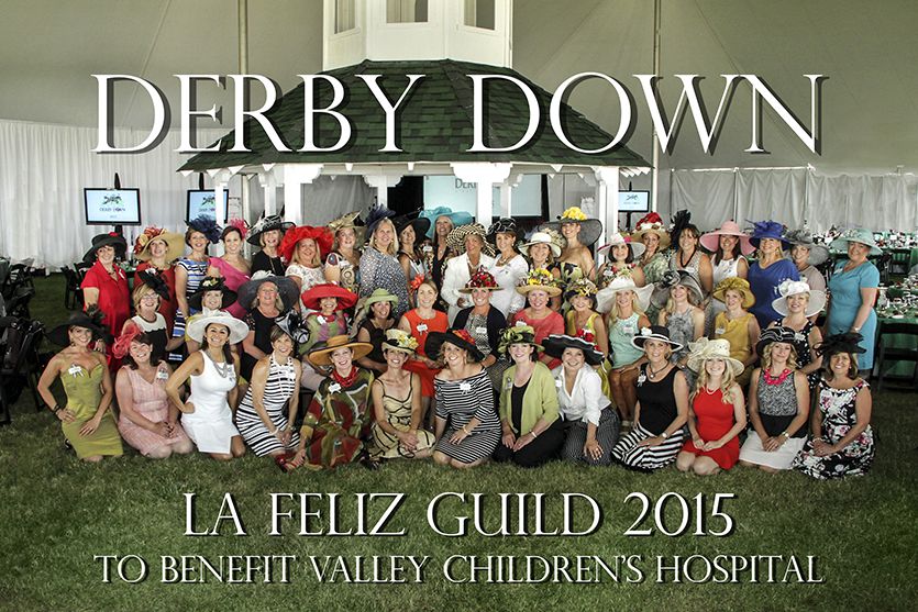 Foto de los miembros de la Asociación La Feliz en el evento anual Derby Down 2015