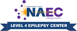 Insignia del Centro de Epilepsia Nivel 4 acreditado por la Asociación Nacional de Centro de Epilepsia