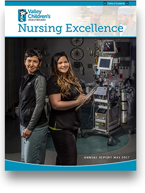 Informe anual 2017 de <i>Nursing Excellence</i> de <i>Valley Children's</i>