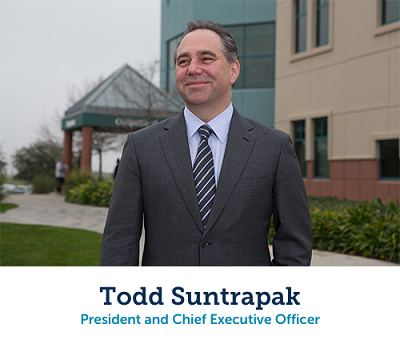 Todd Suntrapak, President and CEO