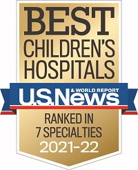 U.S. News & World Report Best Children's Hospitals 2021-2022