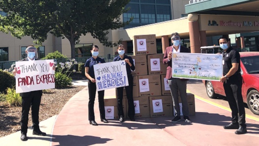 Panda Express® Donates Single-Use Surgical Masks and $30,000 for Additional Personal Protective Equipment to Valley Children’s Hospital