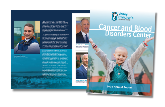 2024 Cancer and Blood Disorders Annual Report cover