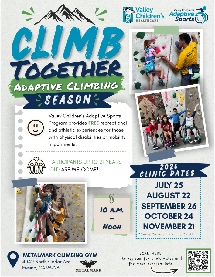 Rock Climbing Clinic 2026 Season Flyer