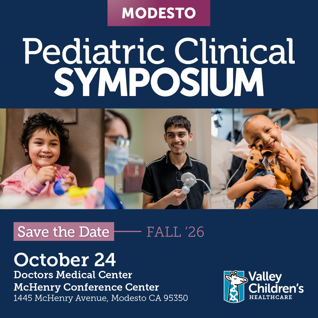 Promotional graphic for Oct. 24 Modesto CME event
