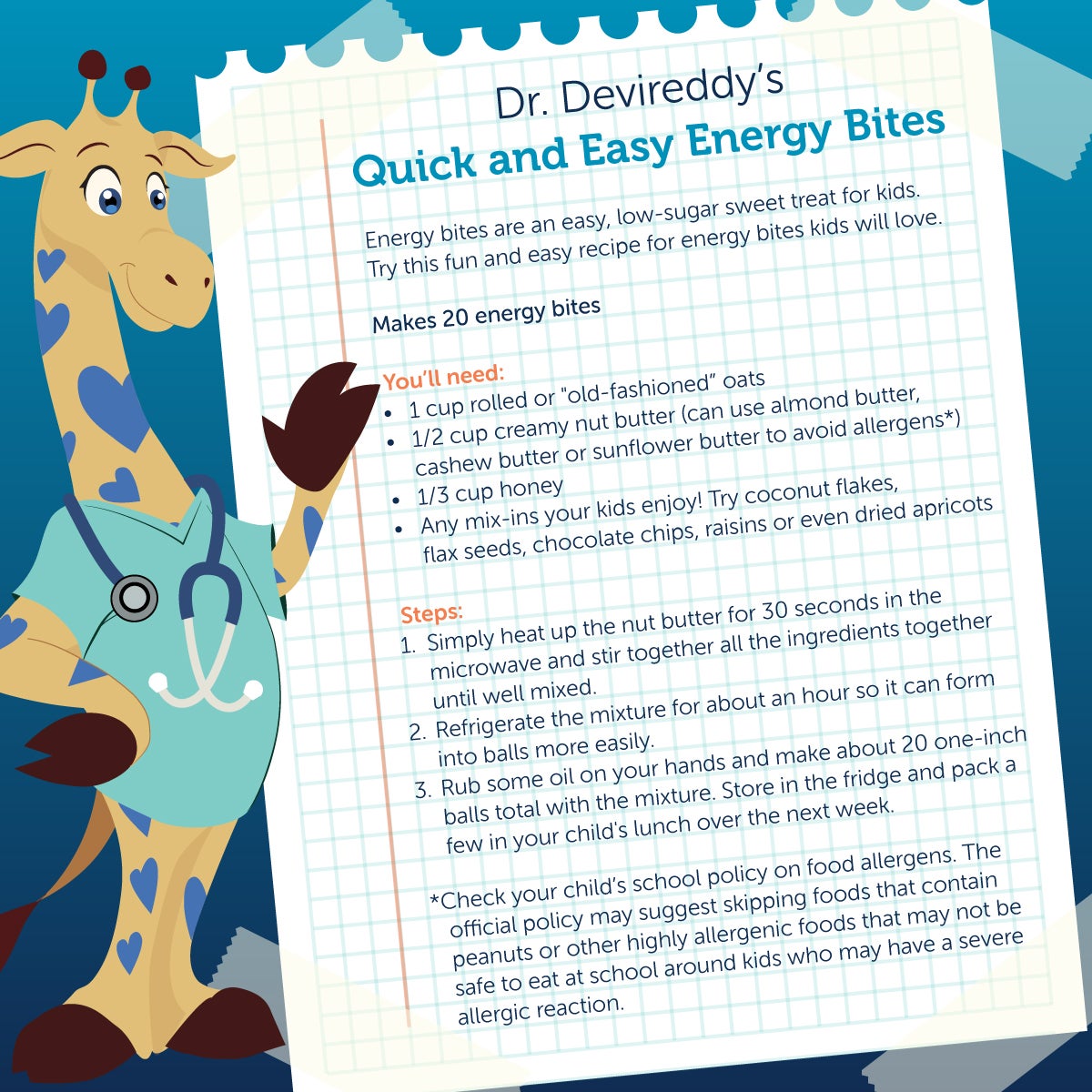 Energy Bites Recipe