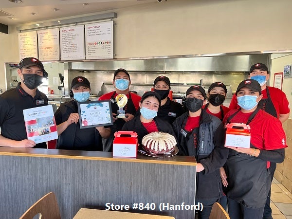 Panda Express store from Hanford