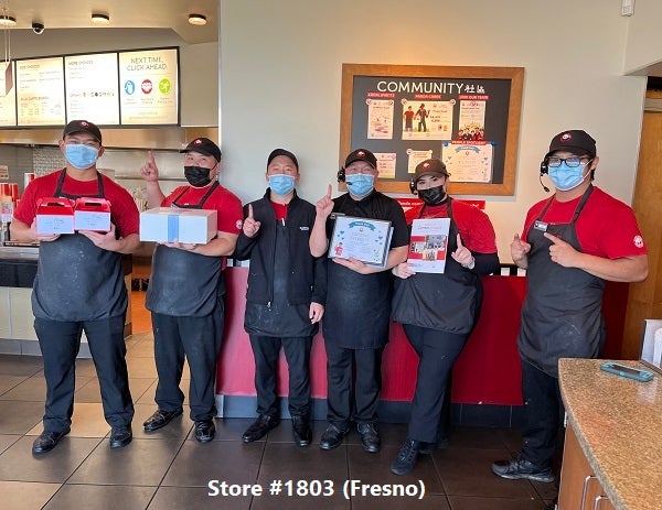 Panda Express team from Fresno