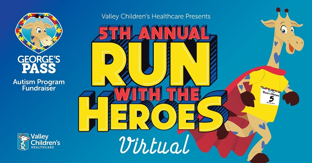 Banner del evento Run With the Heroes 2021