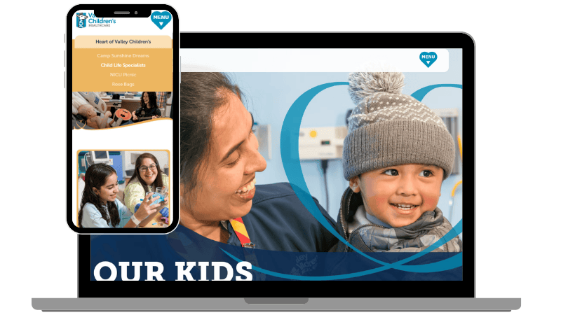 2025 Impact Report mobile and desktop mockup