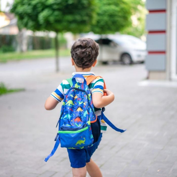 Child walking to school